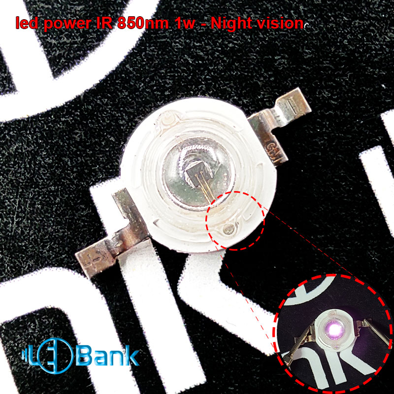 ال ای دی 850 نانومتر ir دید در شب خروجی لومن 100 میکرو وات