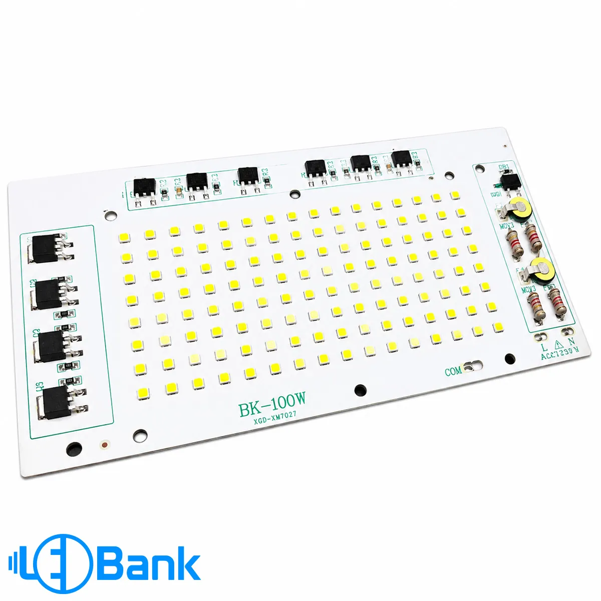 ال ای دی بلالی ۱۰۰ وات ۲۲۰ ولت برند XGD مدل BK – قابل انتخاب در سه رنگ سفید ۶۵۰۰K، آفتابی ۳۰۰۰K و نچرال ۴۰۰۰K نمای بغل