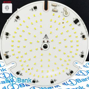 ال ای دی 100w گرد مهتابی 220 ولت دارای قطع کن اتومات نوسان ولتاژ احتمالی