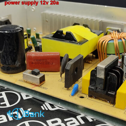 سوئیچینگ پاور فلزی ورودی 220 ولت متناوب ولتاژ خروجی 12 ولت 20 آمپر
