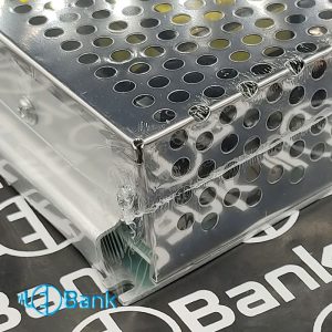 پاور 12v فلزی 5 آمپر ic.power ضمانت تست 48 ساعت ورودی برق شهری