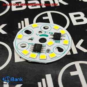 ماژول 5 وات 220 ولت گرد چیپست 2835 قطر 29 میلیمتر برند xgd