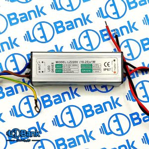درایور 18 الی 25 وات پاور ال ای دی 300 میلی آمپر پوشش آلومینیوم