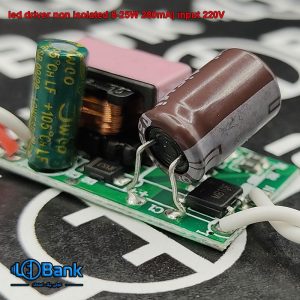درایور ال ای دی 8 الی 25 وات مدار ایزوله نشده ولتاژ ورودی 220 ولت متناوب