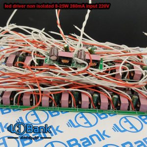 درایور ال ای دی 8 الی 25 وات مدار ایزوله نشده ولتاژ ورودی 220 ولت متناوب