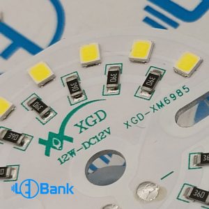ال ای دی 12 وات 12 ولت گرد مهتابی 44 میلیمتر xgd