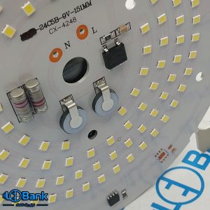 ال ای دی 150 وات گرد مهتابی 220 برق مستقیم سنسوردار
