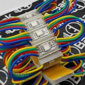 led بلوکی rgb پوینت لایت چهار سیم 20 در 7 میلیمتر تایوانی