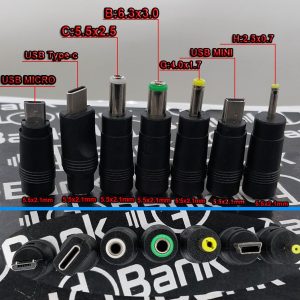 تبدیل جک آداپتور 5.5mm به هفت مدل مختلف