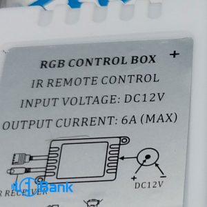 ریموت کنترل ال ای دی rgb با ریموت 44 کلید 6 آمپر dc