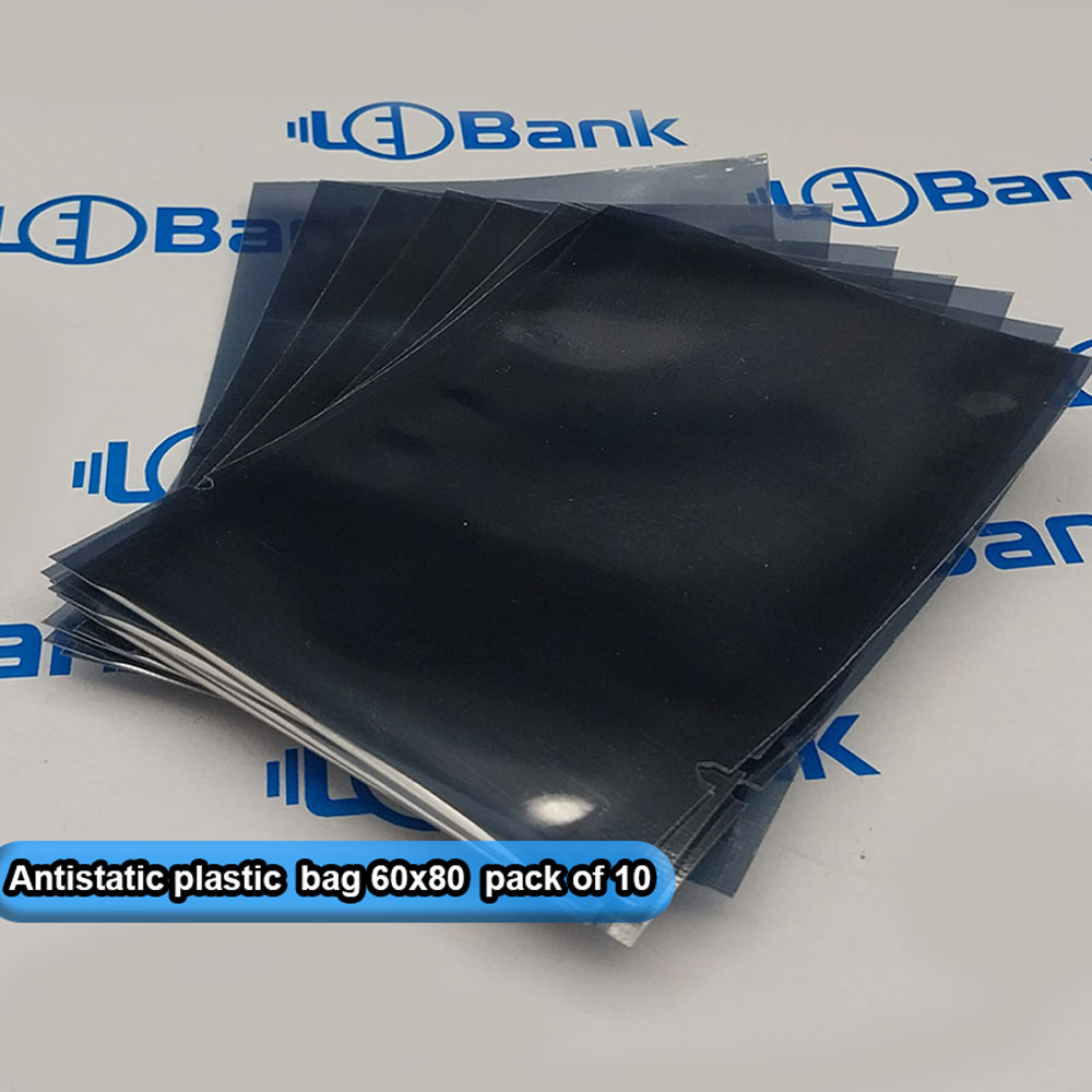 کیسه آنتی استاتیک پلاستیکی 60 در 80 بسته 10 عددی