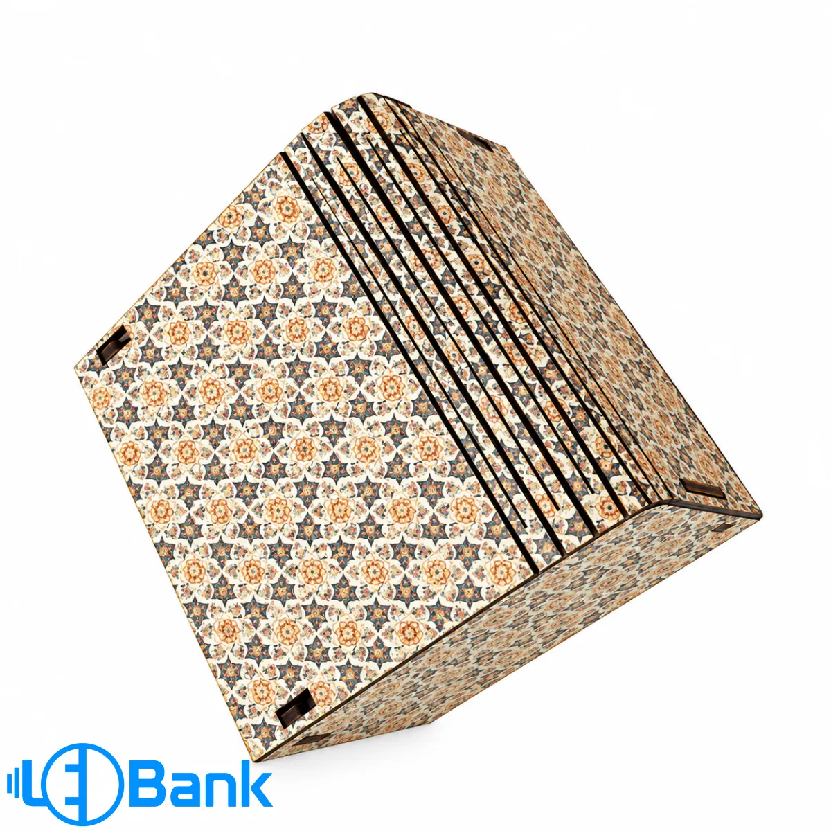 جعبه چوبی مینیاتوری آکاردیونی