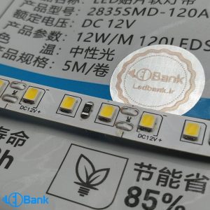 ال ای دی نچرال ریسه تیپ a تراکم 120 در متر 12v برش 25 میلیمتر سنان رول 5 متر
