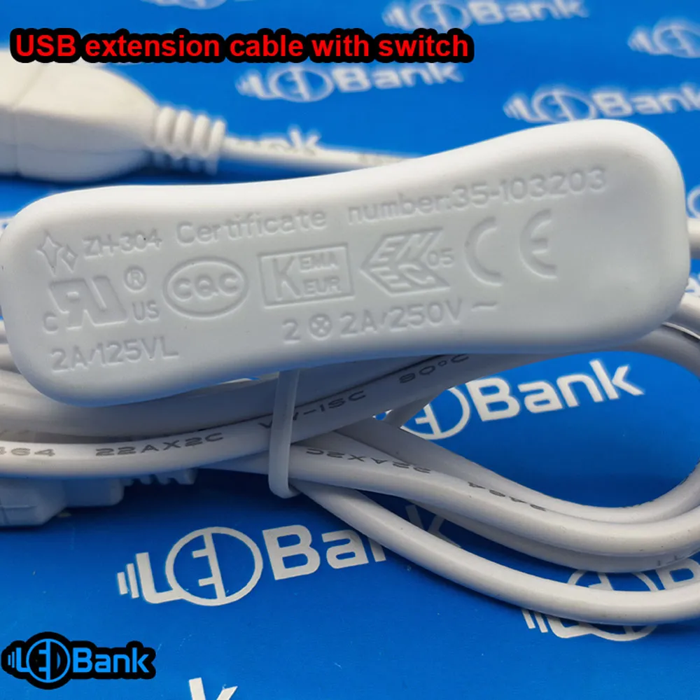 کابل افزایشی USB سوئیچ دار یک متر ON/Off