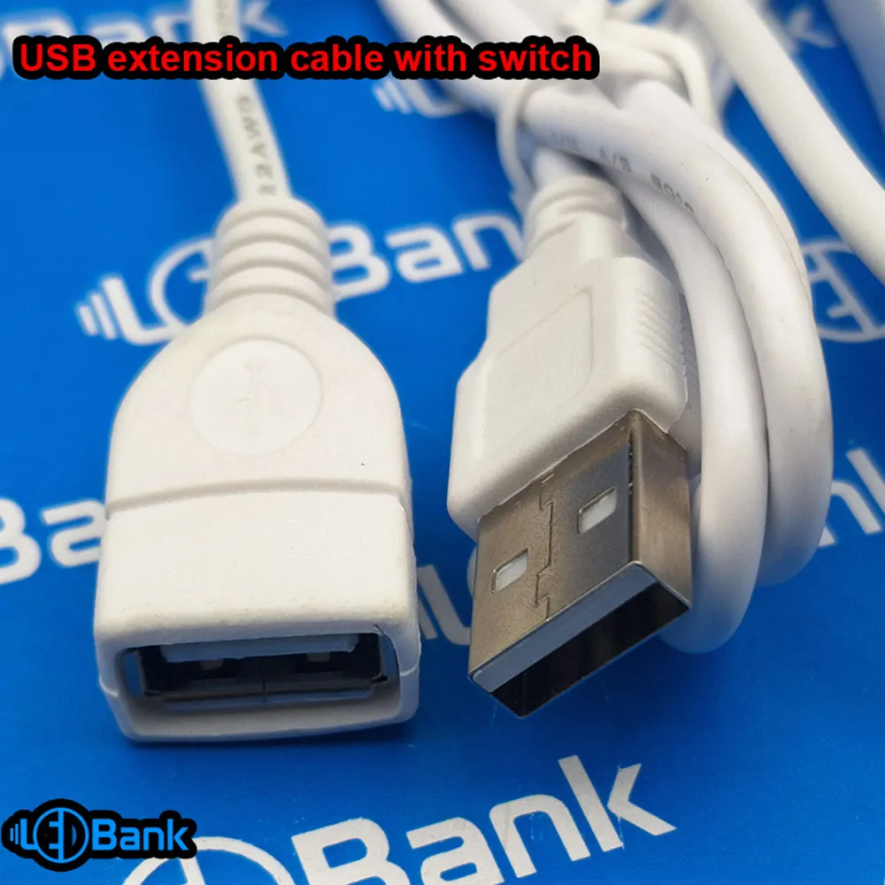 کابل افزایشی USB سوئیچ دار یک متر ON/Off