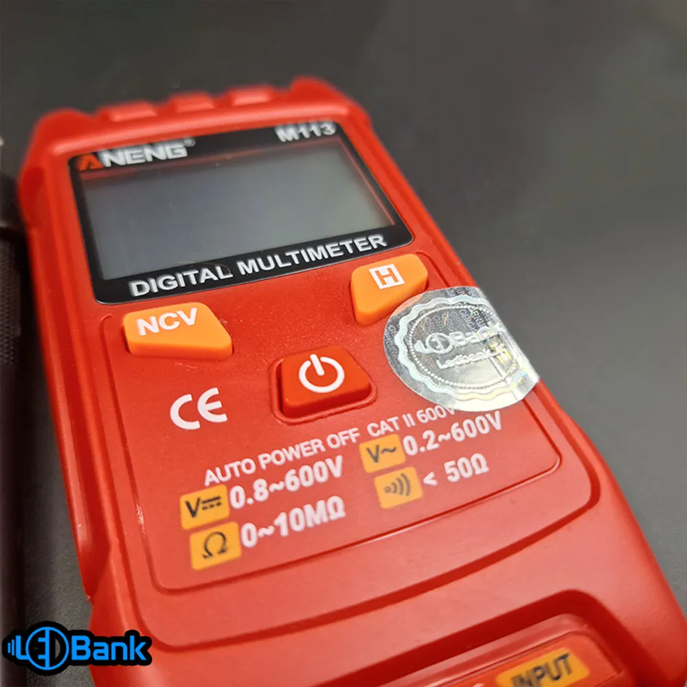 مولتی متر ANENG دیجیتال مدل M113 آزمایش خودکار ولتاژ AC و DC و خارن و مقاومت و ..