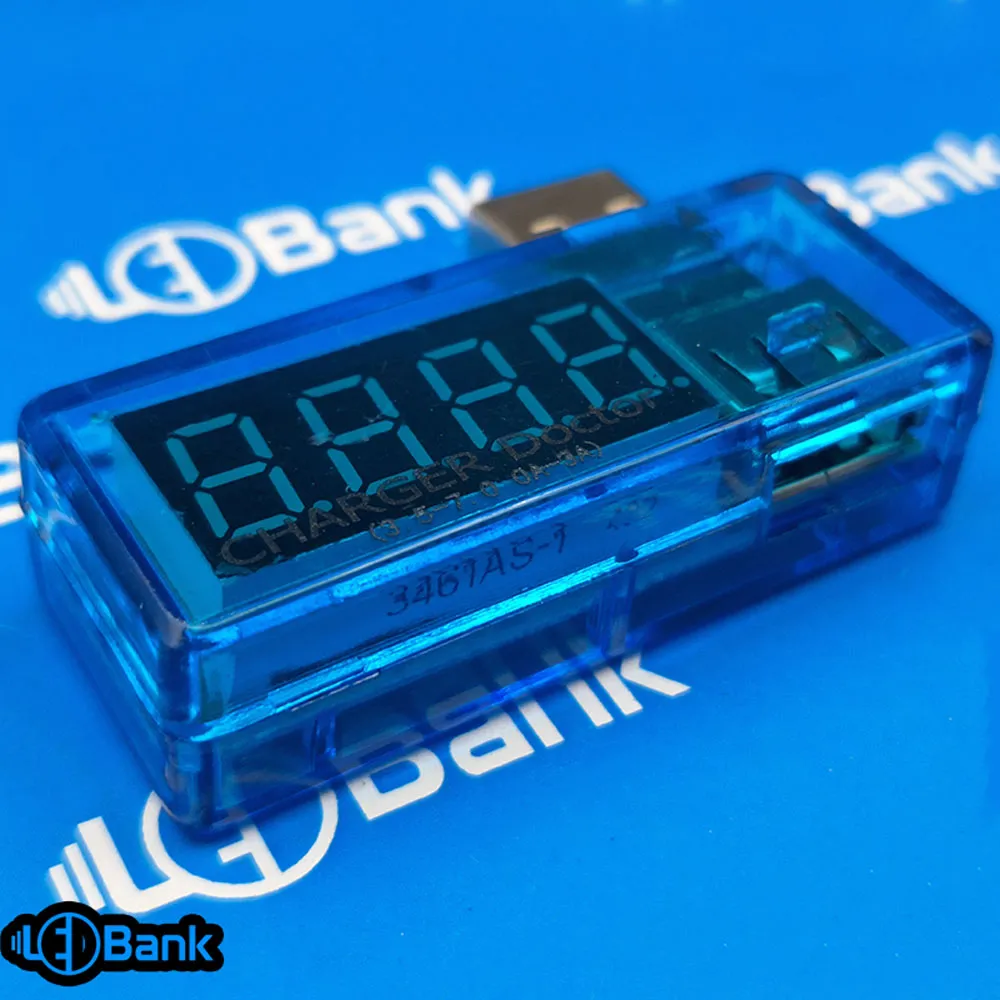 ماژول نمایشگر (ولتاژ و جریان) USB بدون نیاز به منبع تغذیه خارجی