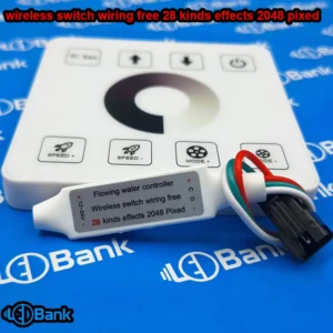 کنترل مخصوص led رونده تک رنگ ریموت دیواری تاچ پنل
