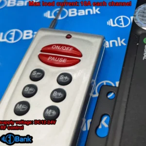 کنترل ال ای دی rgb برد بلند ریموت rf ولتاژ dc جریان 30 آمپر