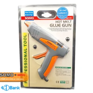 چسب تفنگی سو مو اصل مدل somo sm105 سایز چسب بزرگ قطر 10mm