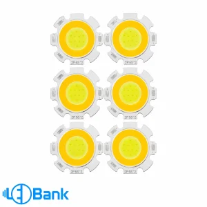 ال‌ای‌دی COB دو رنگ چنج‌کالر ۵ وات نمای روبرو آفتابی مهتابی