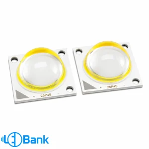 LED COB لنزدار ۵۰ وات ۲۸×۲۸ میلی‌متر ۱۲ ولت – تک رنگ آفتابی ۳۰۰۰K یا مهتابی ۶۵۰۰K (بدون نیاز به درایور)