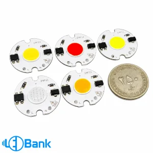 ال ای دی ۵ وات ۲۲۰ ولت گرد ۲۴ میلی‌متر مدل 5W-1B24C – قابل انتخاب در ۵ رنگ (قرمز، آبی، سبز، آفتابی، مهتابی) نمای بغل